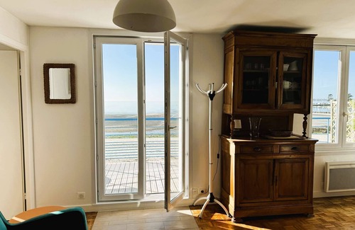 La Foret-Fouesnant Apartamento | La Foret-Fouesnant, apartment 2 people, exceptional sea view