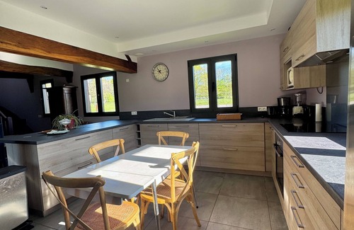 Flancourt-Catelon Casa | La Roselière 3 * con estufa de leña y gran jardín