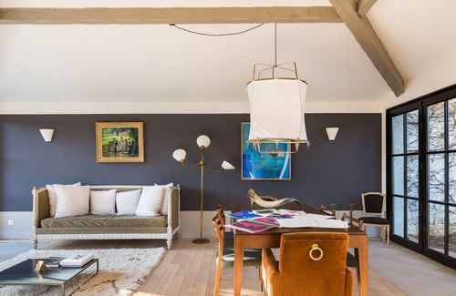Saint-Didier-au-Mont-d'Or Villa | La casa de la galería de la familia y el encanto, galería de arte real con pi