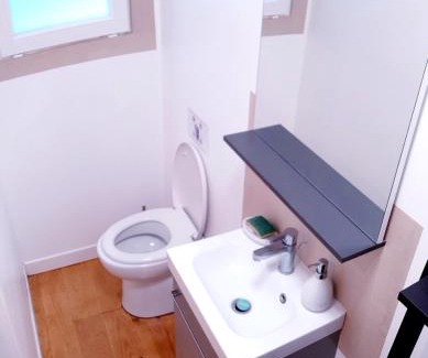Nord - Gare Apartamento | La Glacière - chambre avec salle de bain - 2 personnes