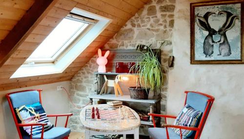 Cleder Apartamento | La grange aux lièvres, gîtes Kerdoel