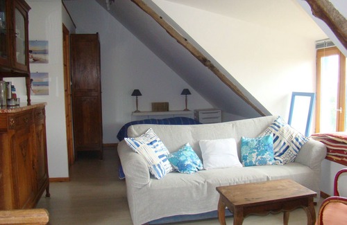 Henanbihen Apartamento | La Grange - Estudio en un antiguo bretón largo hecho de piedras locales
