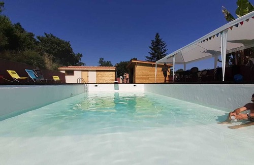 Langoiran Casa | La Guinguette Maison Isolée Piscine Chauffée, Terrain de Boule 23 Couchages