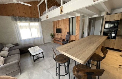 Gujan-Mestras Apartamento | Apartamento-Confortable-Baño privado con bañera-Terraza-Meublé de tourisme ***
