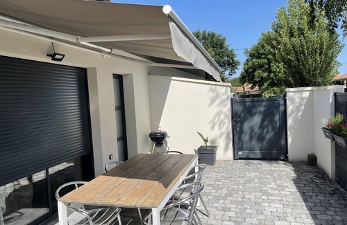 Gujan-Mestras Apartamento | Apartamento-Confortable-Baño privado con bañera-Terraza-Meublé de tourisme ***