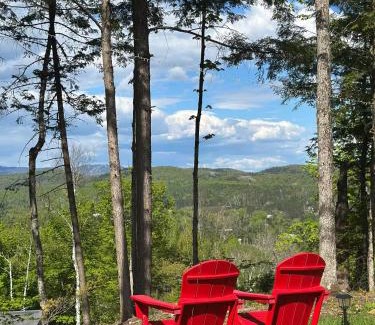 La Conception Chalet De Esquí | La Kabina with Mt Tremblant view
