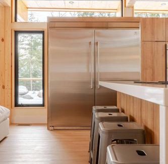 La Conception Chalet De Esquí | La Kabina with Mt Tremblant view
