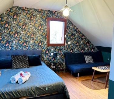Saint-Aubin-du-Cormier Casa | La Lande d'Ouée - Sauna & Convivialité