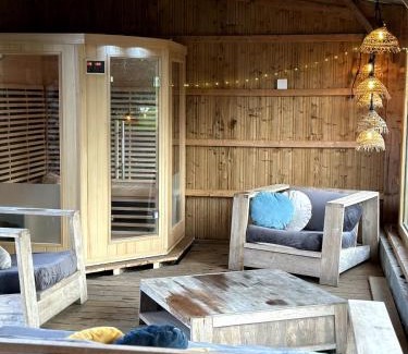 Saint-Aubin-du-Cormier Casa | La Lande d'Ouée - Sauna & Convivialité