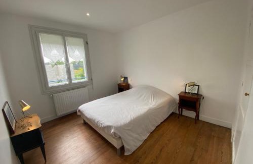 Blainville-sur-Mer Casa | La maison bleue vacance et jardin, la mer à 550 m