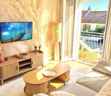 Tonnerre Casa | La maison du canal - garage, balcon et jardin