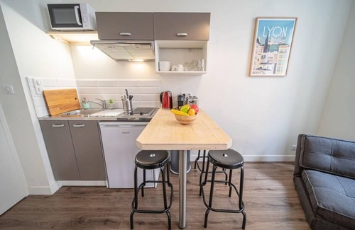 Les Poulettes Apartamento | La Maison Gratte Ciel-Studio Villeurbanne-Jardin