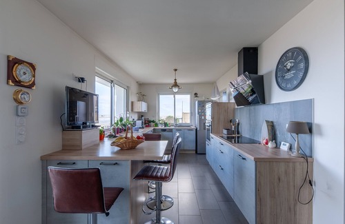 Asnelles Casa | La Marée - Face à la mer et avec piscine privée