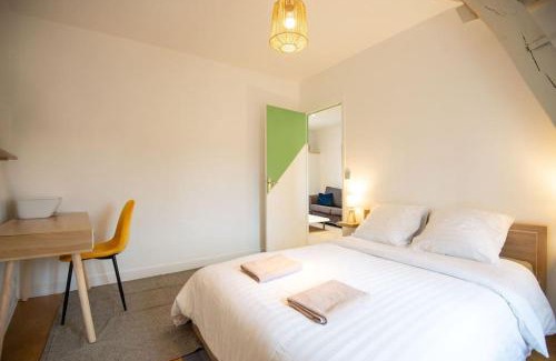 Appoigny Apartamento | La Motte Bridard - 2 chambres - 1 canapé-lit - Parking - Jardin