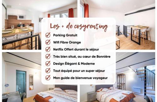 Bonnieres-sur-Seine Apartamento | LA MURAILLE DE CHINE - Self Checkin Automatique - Netflix - 15 Min de Giverny