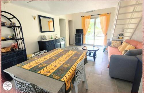 Valras-Plage Casa | La Palmeraie, maison 6pers en résidence avec piscine à 300m des plages de Valras-Plage