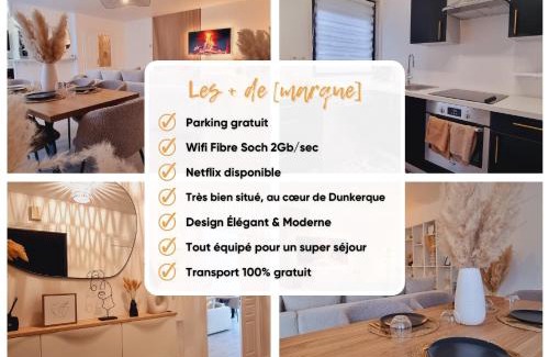 Dunkerque-Sud Apartamento | *La Pampa* Perle rare proche du Centre et plage