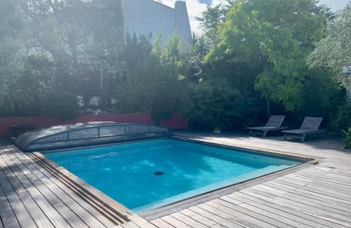 Rivedoux-Plage Casa | La Passerelle Grande maison avec Piscine chauffée