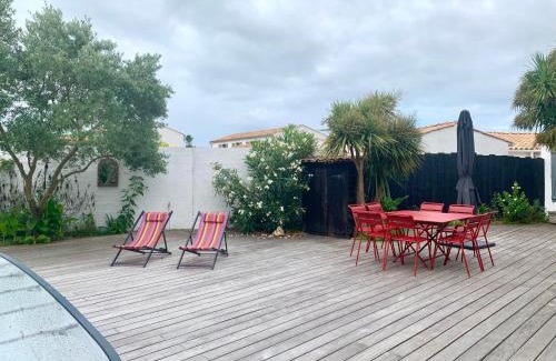Rivedoux-Plage Casa | La Passerelle Grande maison avec Piscine chauffée
