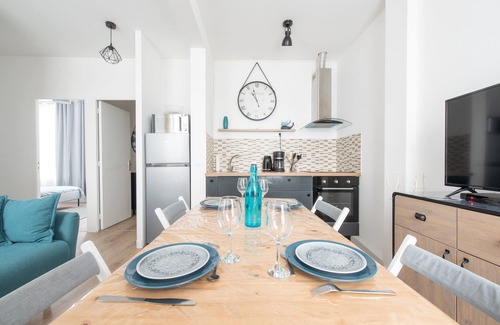 Calais Apartamento | La Pause Marine - Charmant appt pour 4