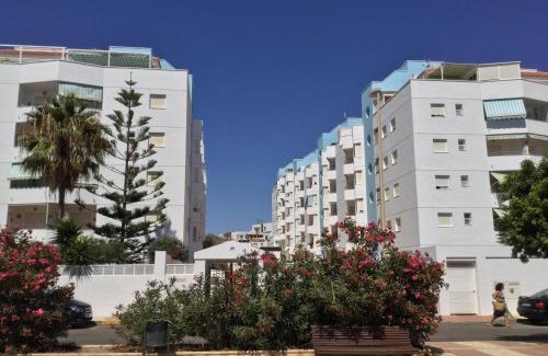 Roquetas de Mar Apartamento | La Perla Azul Playa - Terraza al Sol