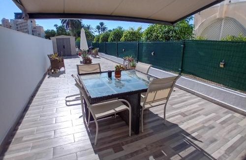 Roquetas de Mar Apartamento | La Perla Azul - Terraza panorámica al Sol