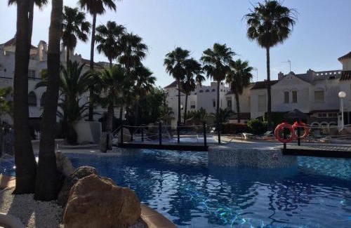 Roquetas de Mar Apartamento | La Perla Azul - Terraza panorámica al Sol