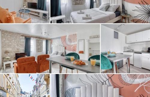 Centre-Ville Apartamento | La Perle de Pontoise - studio proche Paris JO Paris 2024