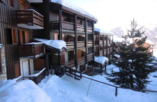 Montalbert Apartamento | La Plagne-Montalbert, 4 pers estudio, centro turístico, ski-in ski out