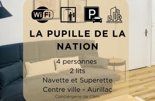 Aurillac Apartamento | La pupille de la nation d'Aurillac, 4 pers, WIFI