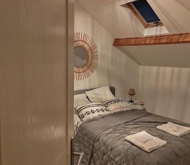 Bruyeres-le-Chatel Casa | La RIVIERA maison avec rivière et jardin 35Mins de PARIS RER C à 600m pour Tour Eiffel ORLY airport 25km Restaurants et supermarchés proches