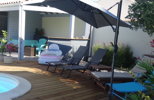 Lagord Casa | Casa bonita, con piscina, tranquilo, cerca de La Rochelle y Ilederé