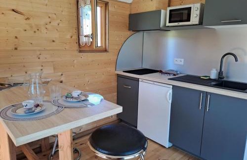 Castelnau-de-Montmiral Chalet De Esquí | La roulotte du tonnelier