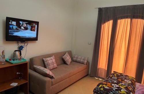 Zafarana Hotel | La sirena double room with mountain view, Families and couples only, Extra of 180 Egyptian pounds per adult person per stay ,to be paid to the resort