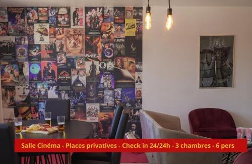 Orthez Apartamento | La suite du 7eme Art - 6 personnes - Havre Cosy