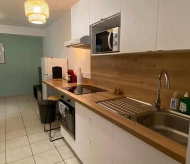 Faubourg Saint-Jacques Apartamento | La Terrasse - Centre-ville proche gare