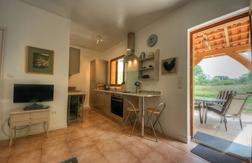 La Chapelle-Aubareil Chalet De Esquí | La Truite, 2 dormitorios Chalet con uso exclusivo de la piscina, Dordogne