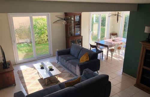 Gouville-sur-Mer Casa | La villa Noukey à 150m de la plage et des cabines