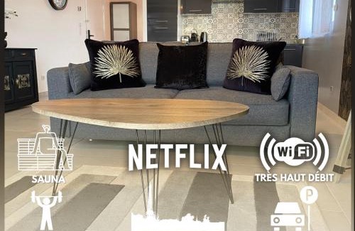 Saint-Prix Apartamento | La Villa Perchée calme, sauna, parking privé