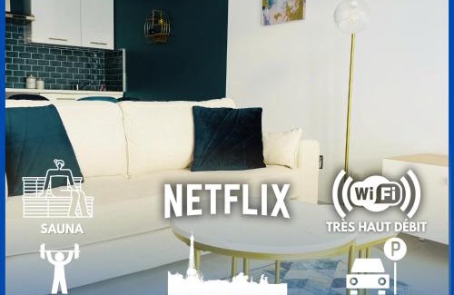 Saint-Prix Apartamento | La Villa Perchée calme, sauna, parking privé