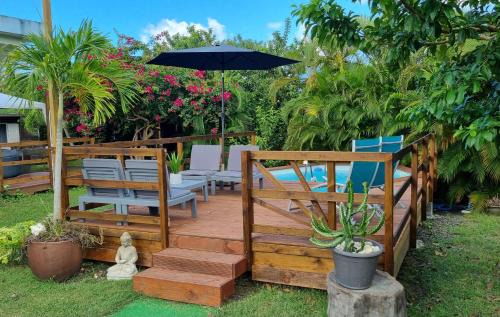 Sainte-Anne Villa | La Villa Rainbow & ses 2 Kabanes