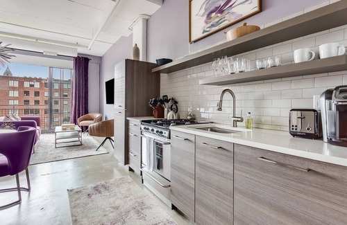 Old Fourth Ward Apartamento | La Violette Loft por Atlanta Luxury Rentals