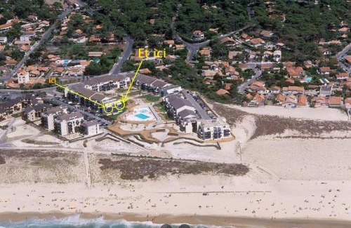 Lacanau-Ocean Apartamento | Lacanau, Résidence Bleu Marine, appartements 2e étage, exceptionnels car balcon face et vue océan avec piscine ! Et avec parking réservé