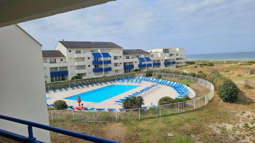 Lacanau-Ocean Apartamento | Lacanau, Résidence Bleu Marine, appartements 2e étage, exceptionnels car balcon face et vue océan avec piscine ! Et avec parking réservé