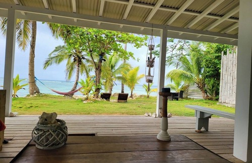 Grand-Bourg Casa | Efecto laguna: encantador Kaz criollo en la playa