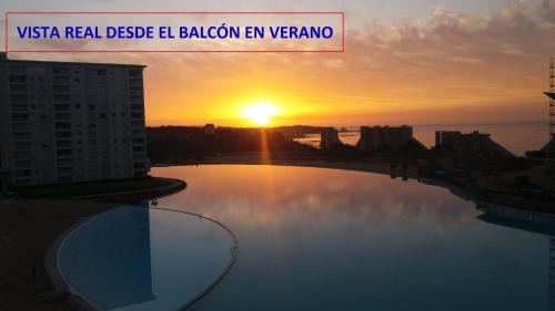 Algarrobo Apartamento | Laguna Playa Privada, Vista al Mar