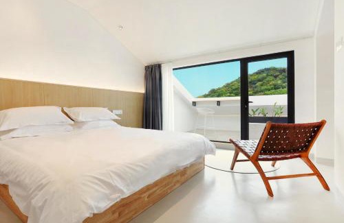 Wuzhong Cama Y Desayuno | Lake and Mountain Terrace Sunrise View King Room