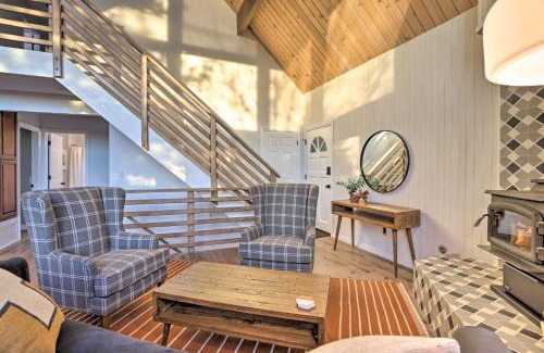 Lake Arrowhead Casa | Lake Arrowhead A-Frame Cabin with Deck and Balcony!