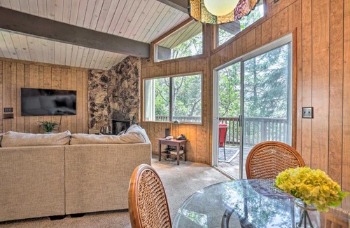 Arrowhead Villas Casa | Lake Arrowhead Cabin with Mid-Century Charm!