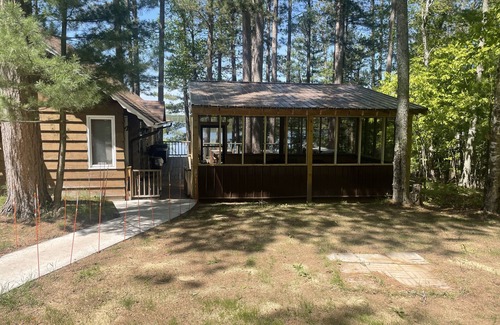 Land O Lakes Cabina | Lake Front Home en Land O 'Lakes, WIS